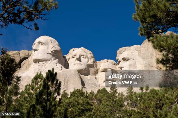 Mount Rushmore, Keystone, Black Hills, South Dakota, USA.