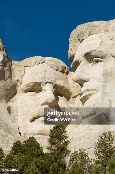 Mount Rushmore, Keystone, Black Hills, South Dakota, USA.