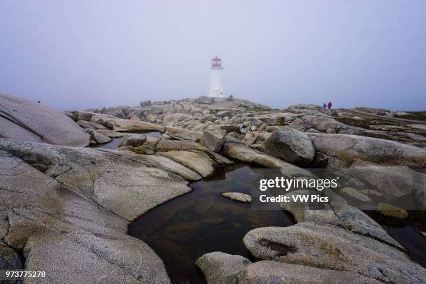 Peggy's Cove lighthouse, one of Canada's most iconic images.