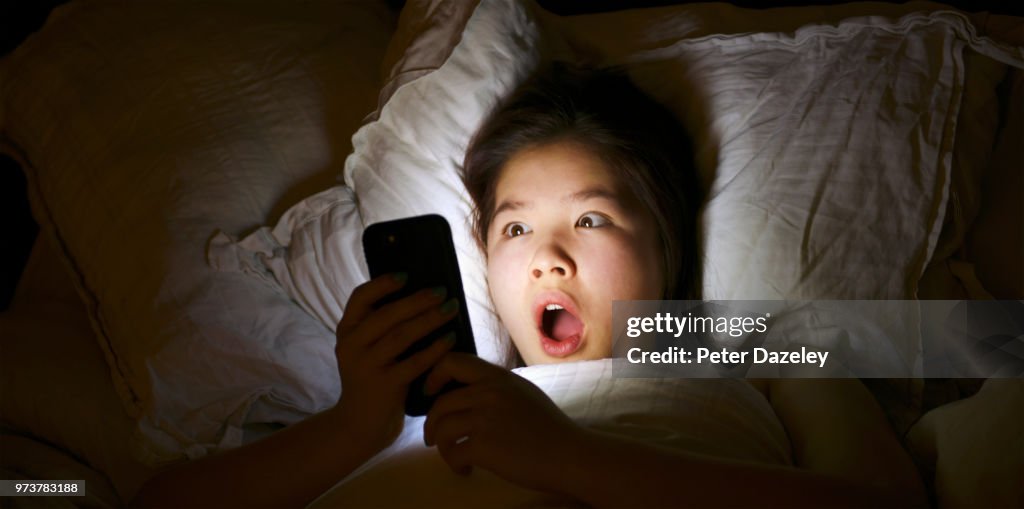 Shock horror on mobile phone