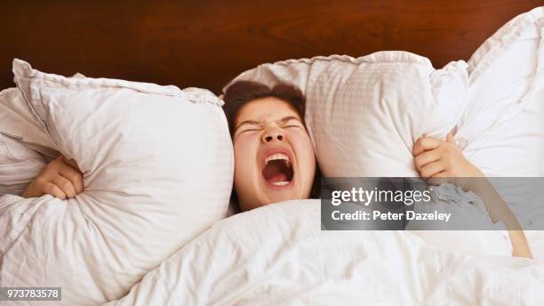 teenage panic attack night terrors - hormone stock pictures, royalty-free photos & images