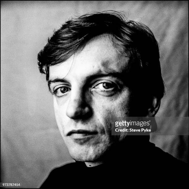 Singer and lyricist of The Fall, Mark E. Smith , Manchester, 17th October 1987.