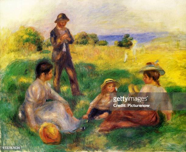 Party in the Country at Berneval, Renoir, Pierre-Auguste, 1898 .