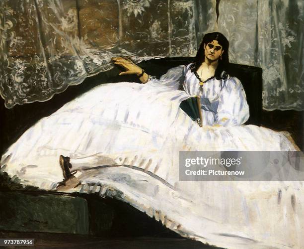 Baudelaires Mistress, Manet, edouard, 1862 .