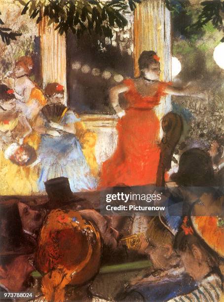 Cafe Concert, Degas, Edgar, 1876 .