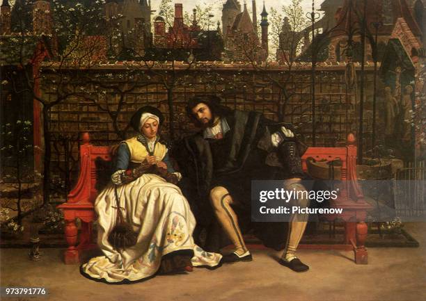 Faust and Marguerite, Tissot, James Jacques Joseph, 1861 .