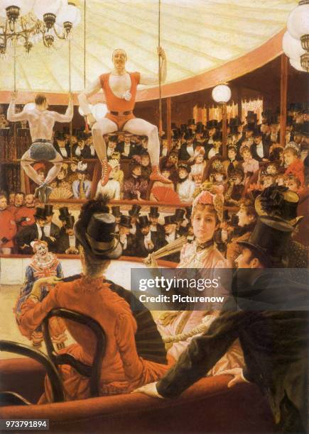 Civilian Circus Stunts, Tissot, James Jacques Joseph, 1884 .