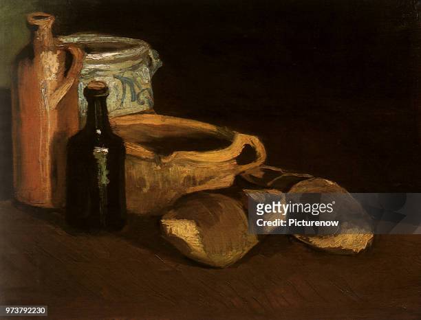 Still Life with Clogs, Van Gogh, Vincent Willem, 1884 .
