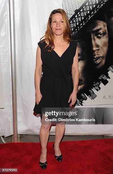 Actress Lili Taylor attends the premiere of "Brooklyn's Finest" at AMC Loews Lincoln Square 13 theater on March 2, 2010 in New York City.