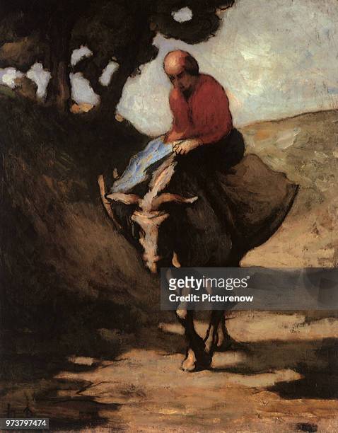 Return from the Market, Daumier, Honore, 1861 .