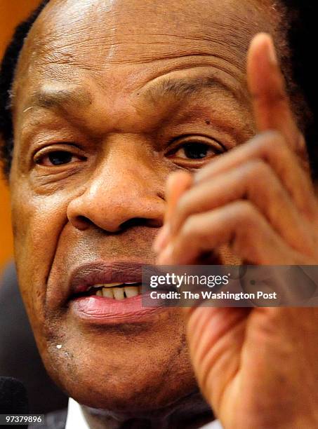 Councilman Marion Barry responds after losing his committeeship and being censured following a unanimous vote by council members today in Washington,...