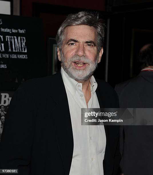 Director Dan Klores attends the premiere of "Winning Time: Reggie Miller vs. The New York Knicks" at the Ziegfeld Theatre on March 2, 2010 in New...