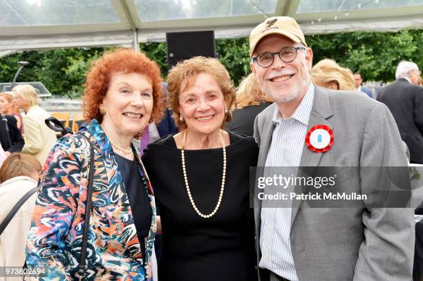 Edith Holzer, Matilda Cuomo, and Harold Holzer attend the Franklin D. Roosevelt Four Freedoms Park's gala honoring Founder Ambassador William J....