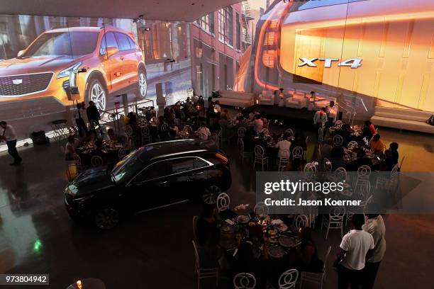 An overall room view at Cadillac Welcome Luncheon At ABFF: Black Hollywood Now at The Temple House on June 13, 2018 in Miami Beach, Florida.