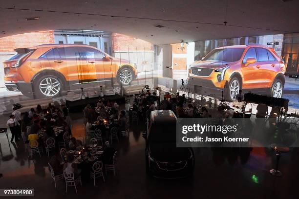 An overall room view at Cadillac Welcome Luncheon At ABFF: Black Hollywood Now at The Temple House on June 13, 2018 in Miami Beach, Florida.