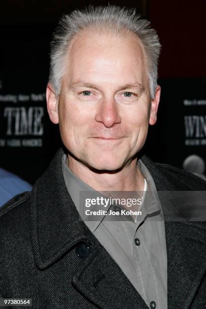 Kenny Mayne attends the premiere of "Winning Time: Reggie Miller vs. The New York Knicks" at the Ziegfeld Theatre on March 2, 2010 in New York City.