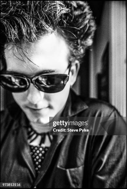 Singer, songwriter and musician Robert Smith, of British rock group, The Cure, Kensington, London, 6th July 1983.