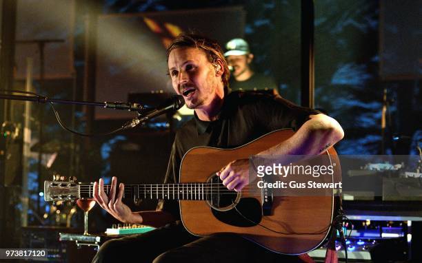 Ben Howard performs on stage at Eventim Apollo on June 13, 2018 in London, England.