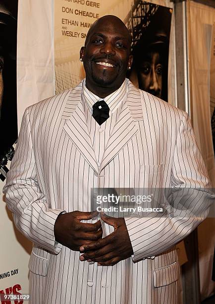 John Salley attends the premiere of Overture Films" "Brooklyn's Finest at AMC Lincoln Square Theater on March 2, 2010 in New York City.