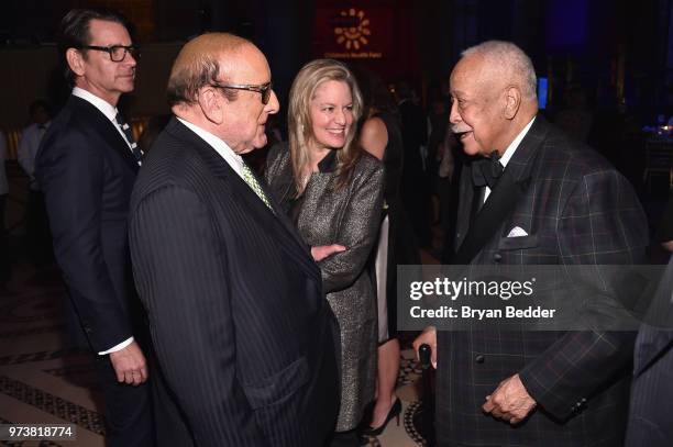 Clive Davis and Former Mayor of New York City David Dinkins attend the Children's Health Fund 2018 Annual Benefit at Cipriani 42nd Street on June 13,...