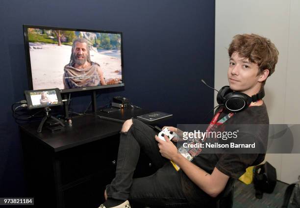 Nolan M. Bateman during E3 2018 at Los Angeles Convention Center on June 13, 2018 in Los Angeles, California.