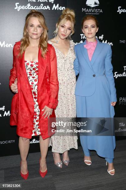 Actresses Lea Thompson, Madelyn Deutch and Zoey Deutch attend the screening of "The Year Of Spectacular Men" hosted by MarVista Entertainment and...