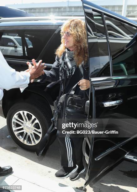 David Coverdale is seen on June 13, 2018 in Los Angeles, California.