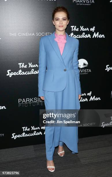 Actress Zoey Deutch attends the screening of "The Year Of Spectacular Men" hosted by MarVista Entertainment and Parkside Pictures with The Cinema...