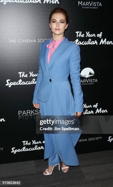 Actress Zoey Deutch attends the screening of "The Year Of Spectacular Men" hosted by MarVista Entertainment and Parkside Pictures with The Cinema...