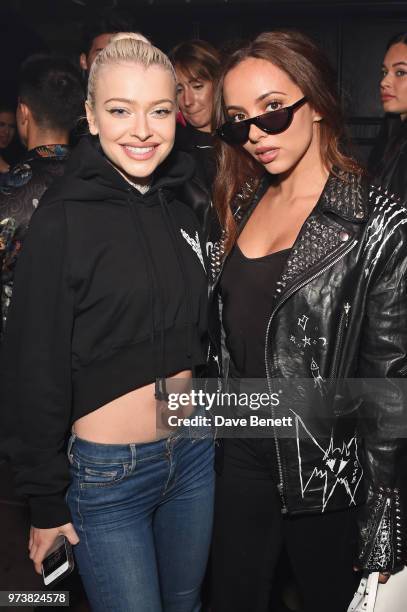 Alice Chater and Jade Thirlwall attend the MJB x YOTA fashion capsule party supported by Ciroc who have designed MJB x YOTA Limited Edition Bottles...