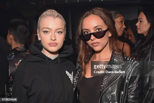Alice Chater and Jade Thirlwall attend the MJB x YOTA fashion capsule party supported by Ciroc who have designed MJB x YOTA Limited Edition Bottles...