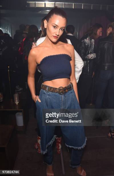 Dakota attends the MJB x YOTA fashion capsule party supported by Ciroc who have designed MJB x YOTA Limited Edition Bottles at The Scotch of St James...