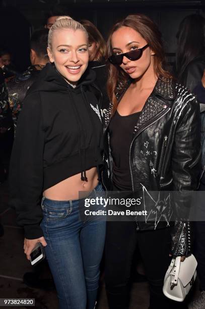 Alice Chater and Jade Thirlwall attend the MJB x YOTA fashion capsule party supported by Ciroc who have designed MJB x YOTA Limited Edition Bottles...