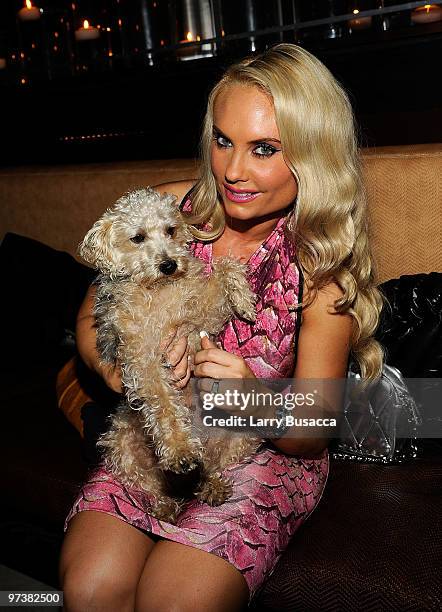 Coco attends the Overture Films "Brooklyn's Finest" Premiere after party at Empire Hotel Rooftop on March 2, 2010 in New York City.