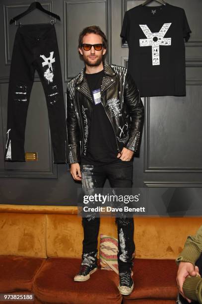 Designer Marc Jacques Burton attends the MJB x YOTA fashion capsule party supported by Ciroc who have designed MJB x YOTA Limited Edition Bottles at...