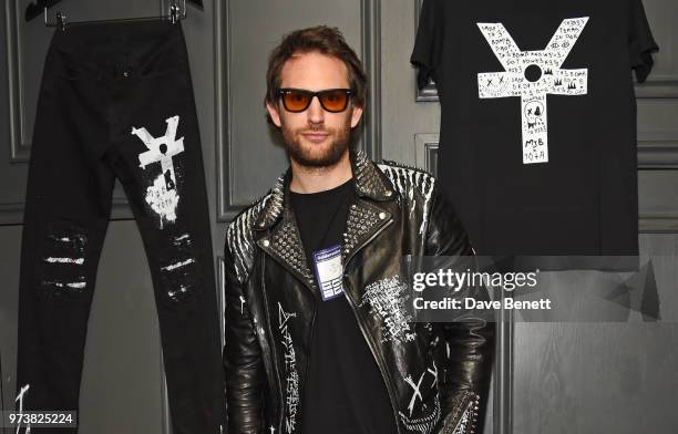 Designer Marc Jacques Burton attends the MJB x YOTA fashion capsule party supported by Ciroc who have designed MJB x YOTA Limited Edition Bottles at...