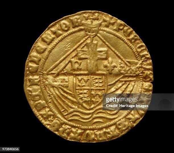 Complete Tudor gold hoard , 1470-1526. Asthall hoard of 210 English Angels and Half-Angels of Henry VI to Henry VIIIArtist Unknown.