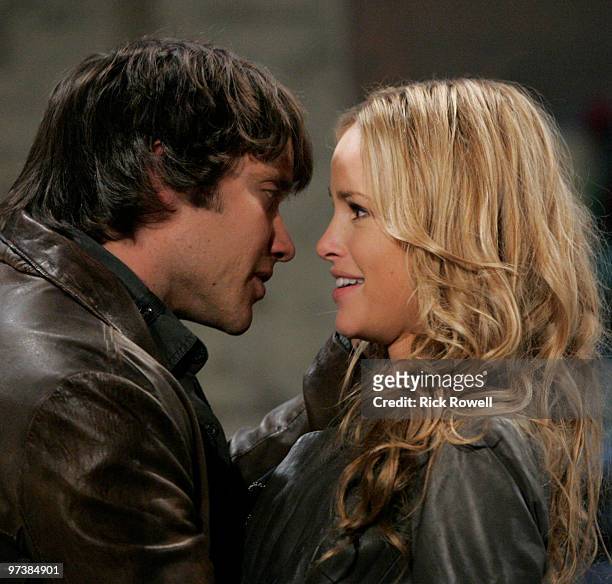 Dominic Zamprogna and Julie Berman in a scene that airs the week of March 8, 2010 on Disney General Entertainment Content via Getty Images Daytime's...