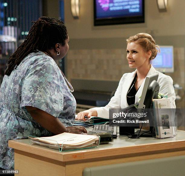 Sonya Eddy and Brianna Brown in a scene that airs the week of March 8, 2010 on Disney General Entertainment Content via Getty Images Daytime's...