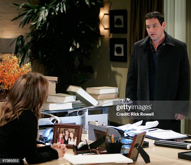 GENERAL HOSPITAL - Nancy Lee Grahn and Tyler Christopher in a scene that airs the week of March 8, 2010 on Disney General Entertainment Content via...