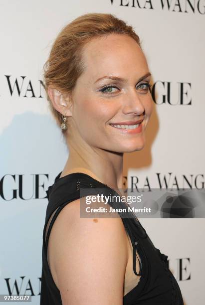 Actress Amber Valletta attends the Vera Wang Store Launch at Vera Wang Store on March 2, 2010 in Los Angeles, California.