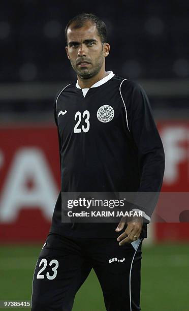 Al-Sadd's player Felipe Jorge of Brazil attends a training session with his team in Doha on February 22, 2010 in preparation for their AFC Champions...