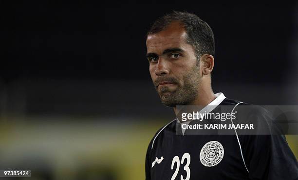 Al-Sadd's player Felipe Jorge of Brazil attends a training session with his team in Doha on February 22, 2010 in preparation for their AFC Champions...