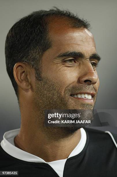 Al-Sadd's player Felipe Jorge of Brazil attends a training session with his team in Doha on February 22, 2010 in preparation for their AFC Champions...