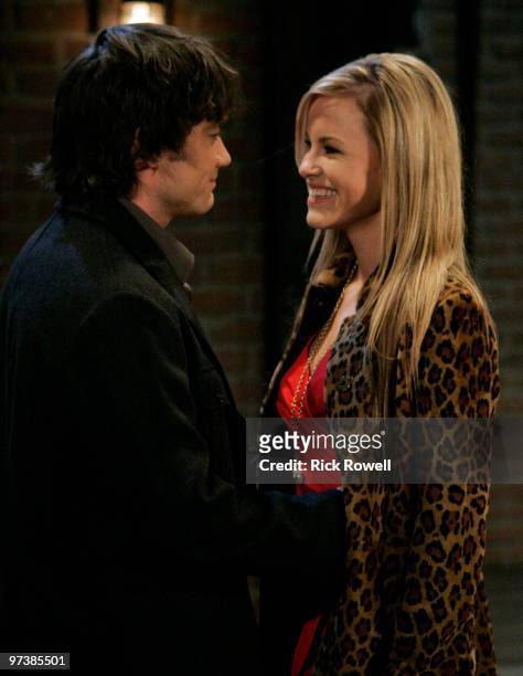 Dominic Zamprogna and Julie Berman in a scene that airs the week of March 8, 2010 on Disney General Entertainment Content via Getty Images Daytime's...