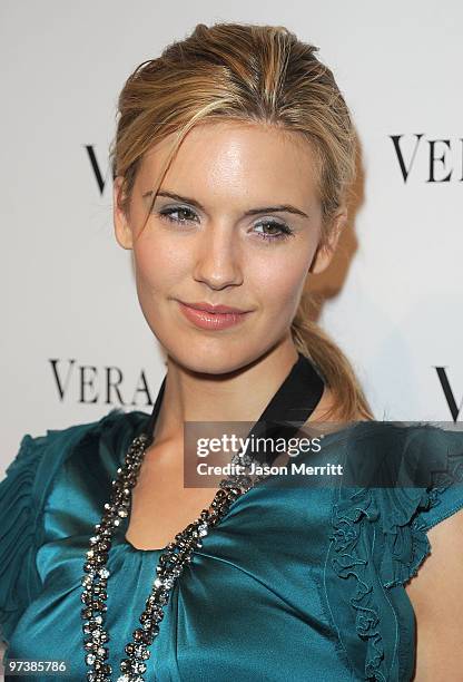 Actress Maggie Grace attends the Vera Wang Store Launch at Vera Wang Store on March 2, 2010 in Los Angeles, California.