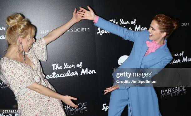Actresses Madelyn Deutch and Zoey Deutch attend the screening of "The Year Of Spectacular Men" hosted by MarVista Entertainment and Parkside Pictures...
