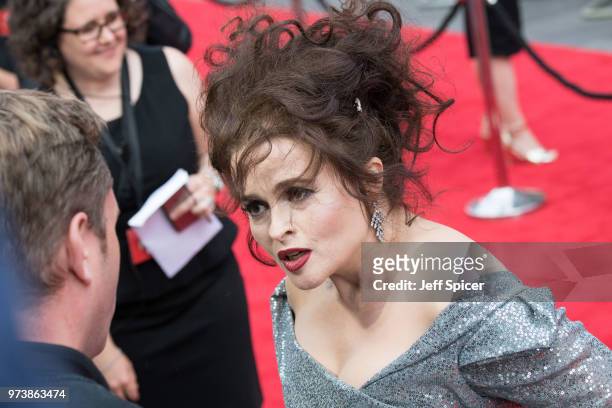 Helena Bonham Carter attends the 'Ocean's 8' UK Premiere held at Cineworld Leicester Square on June 13, 2018 in London, England.