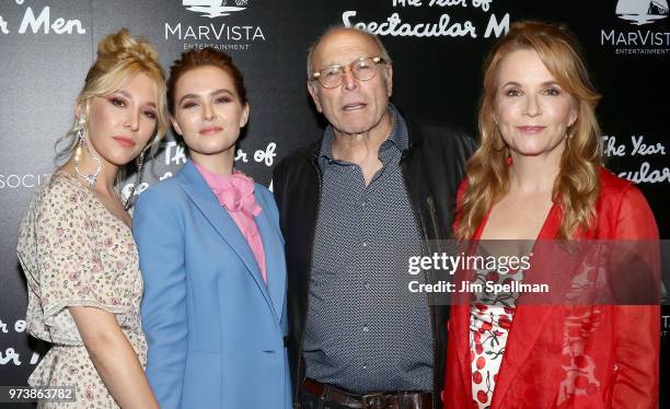 Actresses Madelyn Deutch, Zoey Deutch, producer Howard Deutch and director/actress Lea Thompson attend the screening of "The Year Of Spectacular Men"...