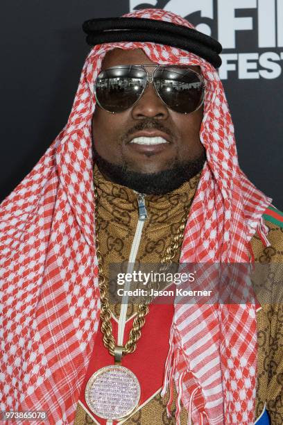 Big Boi attends the opening night screening of "Superfly" at the FIllmore Miami Beach during the 22nd Annual American Black Film Festival on June 13,...